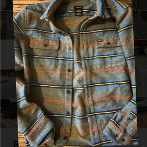 RVCA Men's Multicolor Striped Shirt Jacket